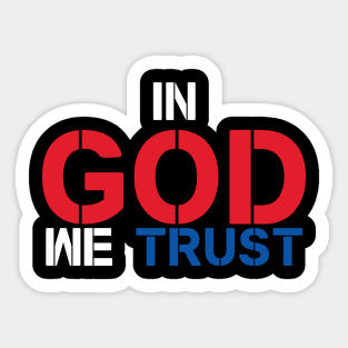 In God We Trust Sticker
